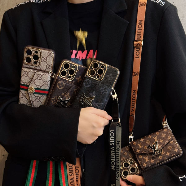 Apple phone case with card holder