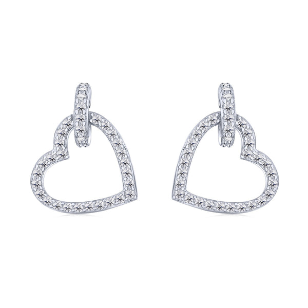 ˇFashion StreetˇDainty Heart Shape Earrings