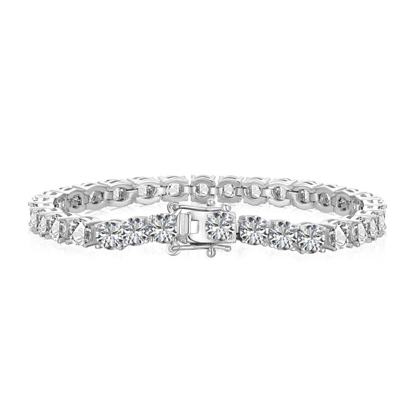ˇFashion StreetˇOrnate Sparkling Round Cut Wedding Bracelet