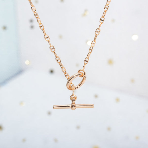 ˇFashion StreetˇECHAPPEE NECKLACE PINK GOLD