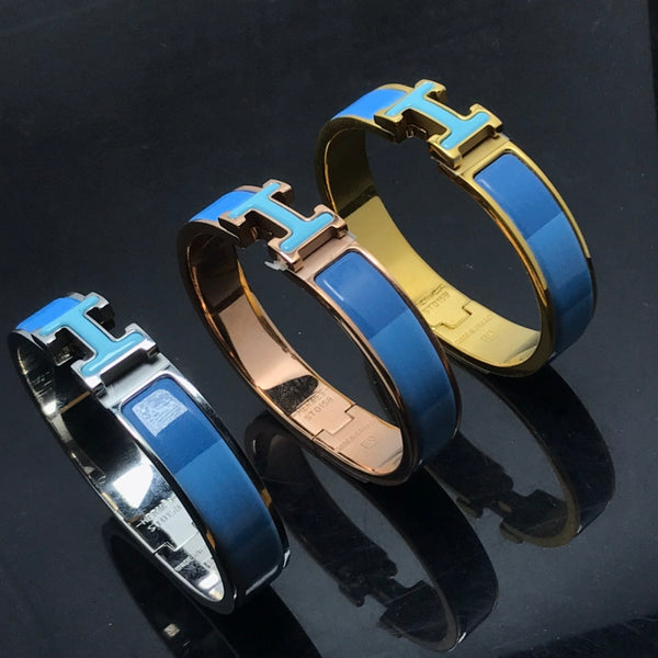ˇFashion StreetˇH BRACELET BLUE RAINBOW CERAMIC