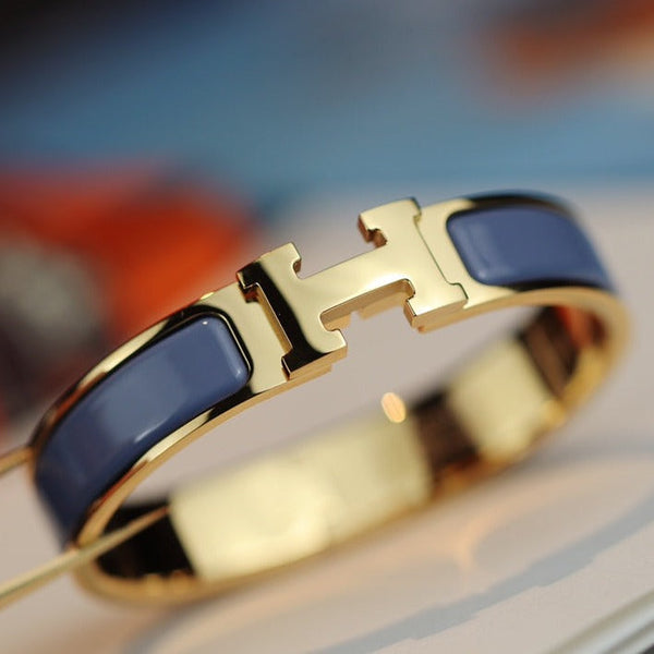 ˇFashion StreetˇH BRACELET 12MM BLUE GRAY