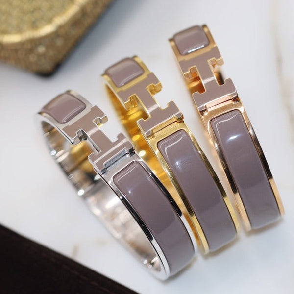 ˇFashion StreetˇH BRACELET 12MM BROWN