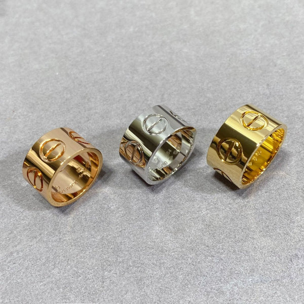 ˇFashion StreetˇLOVE 11MM LARGE RING