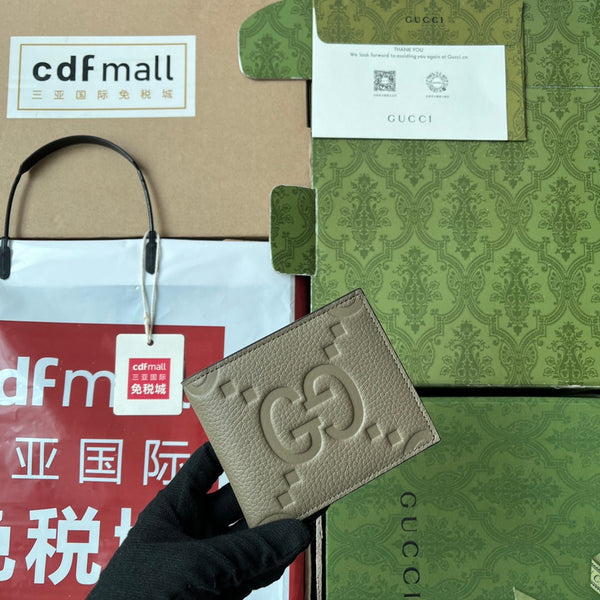 WALLET 11 IN MOSS GREEN EMBOSSED CALFSKIN