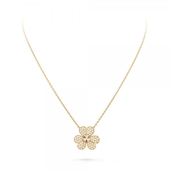 ˇFashion StreetˇFLOWER DIAMOND NECKLACE