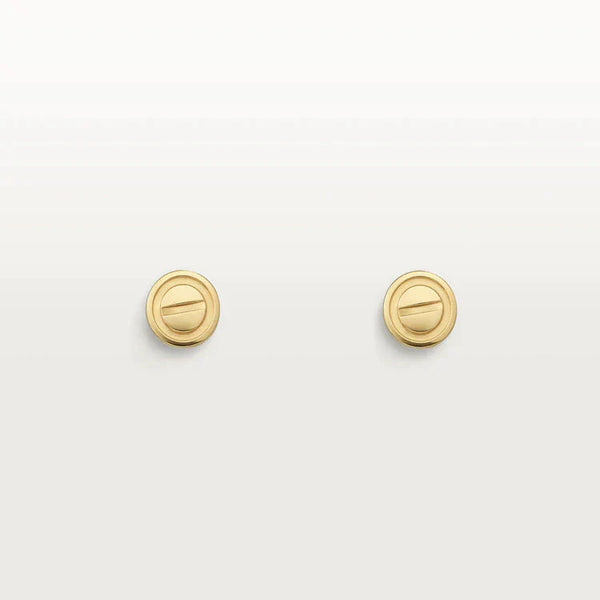ˇFashion StreetˇLOVE EARRINGS GOLD 10MM
