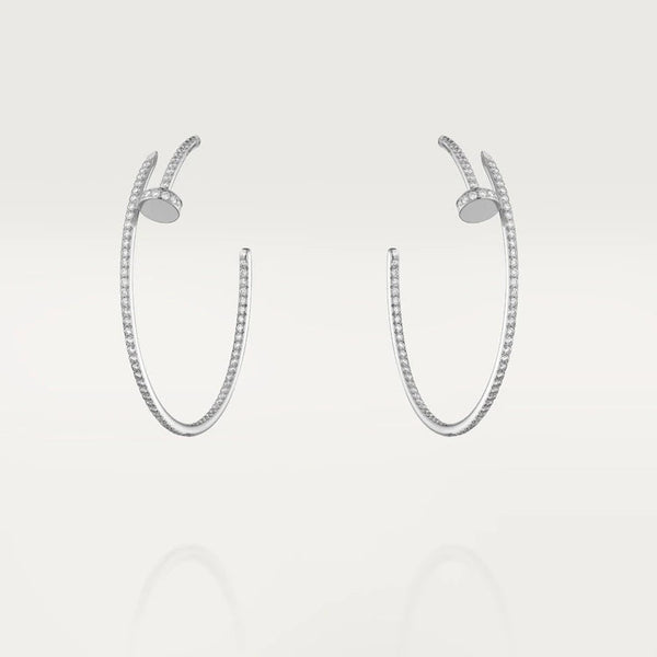 ˇFashion StreetˇJUSTE EARRINGS FULL DIAMONDS 1.8MM