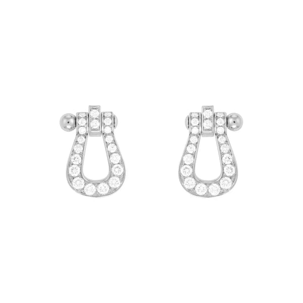 ˇFashion StreetˇFORCE 10 FULL DIAMOND STUD EARRINGS MINI MODEL