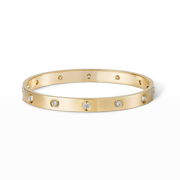 ˇFashion StreetˇLOVE BRACELET 6.1MM 10 DIAMONDS