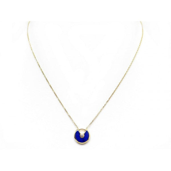 ˇFashion StreetˇAMULETTE ROSE GOLD AGATE NECKLACE