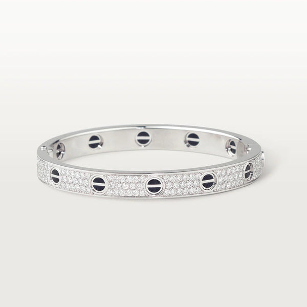 ˇFashion StreetˇLOVE BRACELET 6.1MM DIAMOND-PAVED CERAMIC