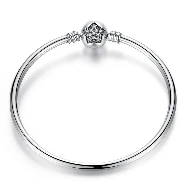 ˇFashion StreetˇSnake Chain Bangle & Bracelet Pave Setting