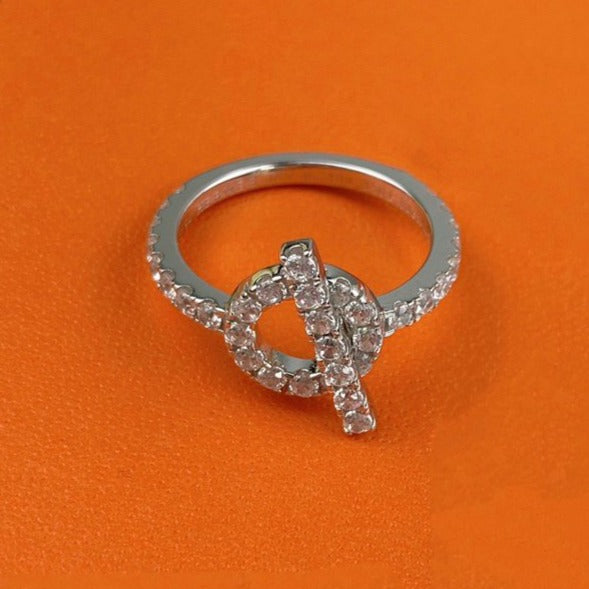 ˇFashion StreetˇECHAPPEE RING SILVER DIAMOND