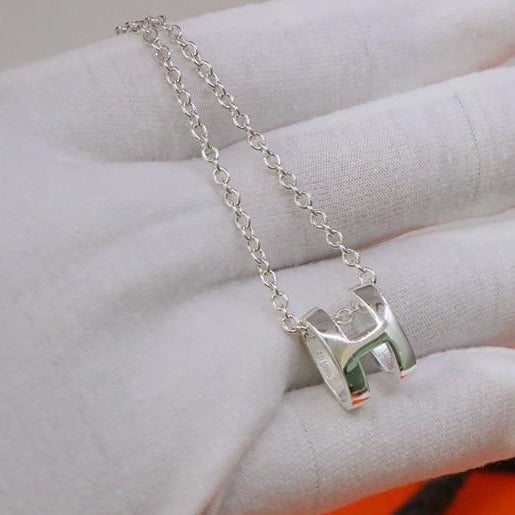 ˇFashion StreetˇHM NECKLACE H LETTER OVAL SERIES