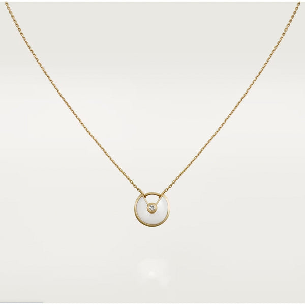 ˇFashion StreetˇAMULETTE ROSE GOLD MOP NECKLACE