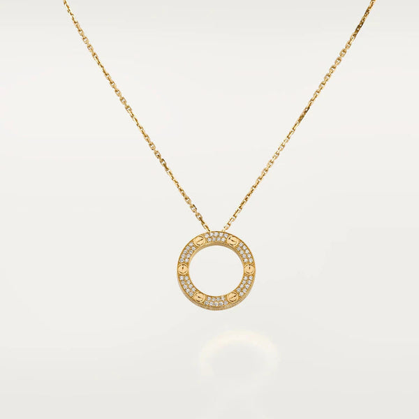 ˇFashion StreetˇLOVE NECKLACE ADJUSTABLE ROSE GOLD