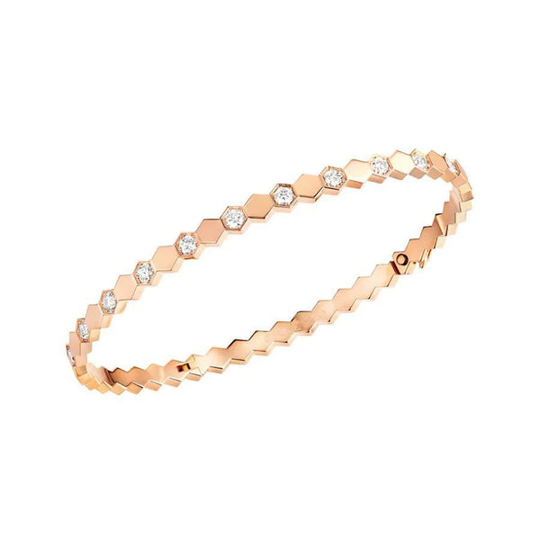 ˇFashion StreetˇBEE LOVE PINK GOLD DIAMOND BRACELET