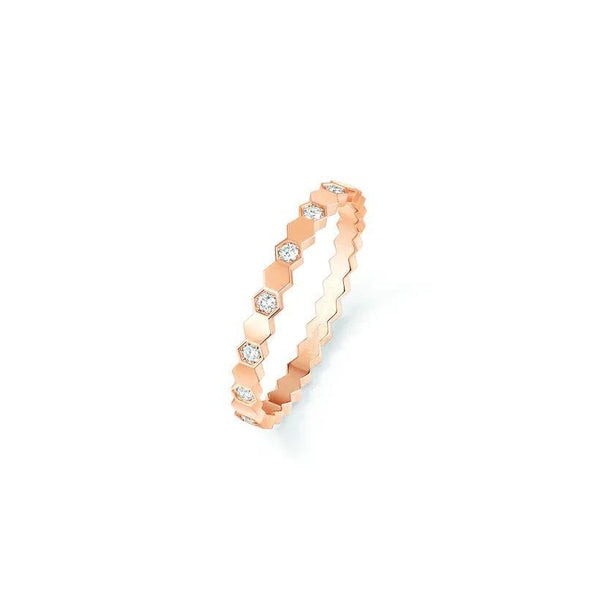 ˇFashion StreetˇBEE LOVE RING PINK GOLD DIAMOND