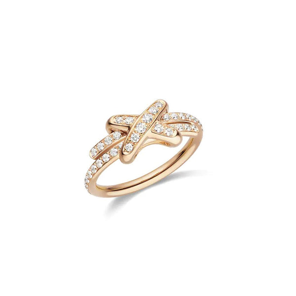ˇFashion StreetˇJEUX DE RING PINK GOLD DIAMOND