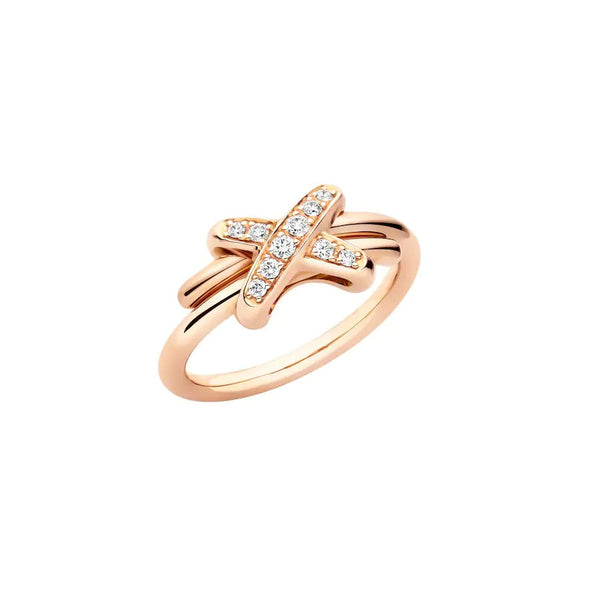 ˇFashion StreetˇJEUX DE PINK GOLD DIAMOND RING