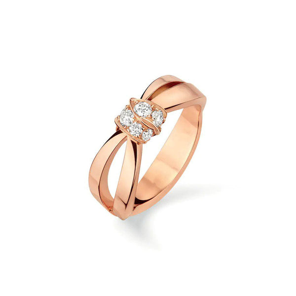 ˇFashion StreetˇLIENS RING PINK GOLD DIAMOND