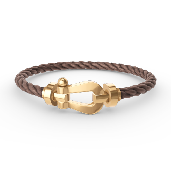 ˇFashion StreetˇFORCE LARGE HORSESHOE NO DIAMOND BRACELET GOLD