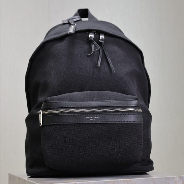 CITY BACKPACK 35 IN BLACK CANVAS