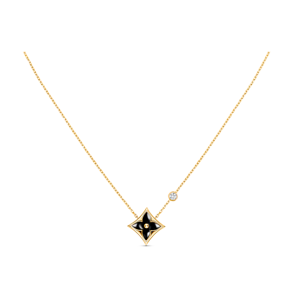 ˇFashion StreetˇSTAR BLACK MOP NECKLACE