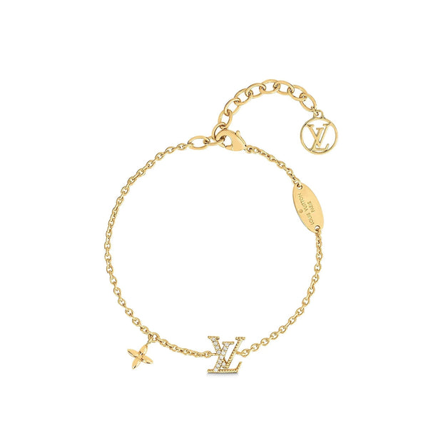 ˇFashion StreetˇLOGO STAR MOTIF GOLD BRACELET