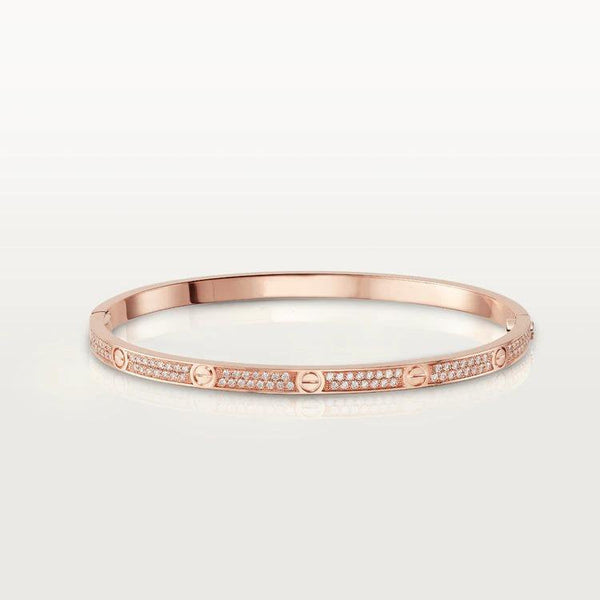 ˇFashion StreetˇLOVE BRACELET 3.65MM DIAMOND-PAVED