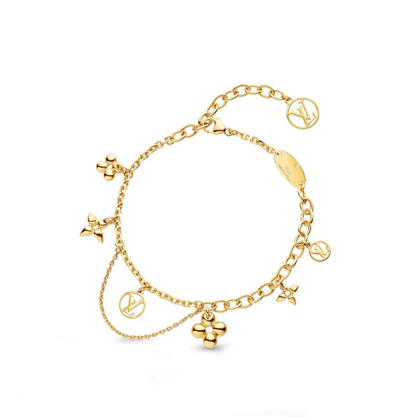 ˇFashion StreetˇBLOOMING PINK GOLD MOP BRACELET