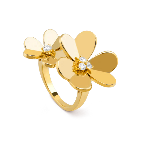 ˇFashion StreetˇCLOVER COMOS GOLD DIAMOND RING