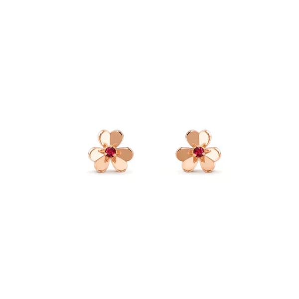 ˇFashion StreetˇFRIVOLE  FLOWER PINK EARRINGS