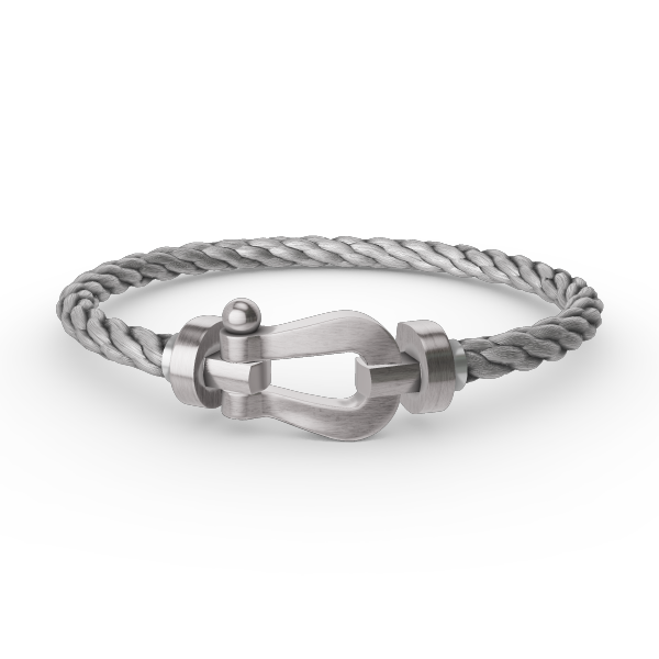 ˇFashion StreetˇFORCE LARGE HORSESHOE NO DIAMOND BRACELET SILVER