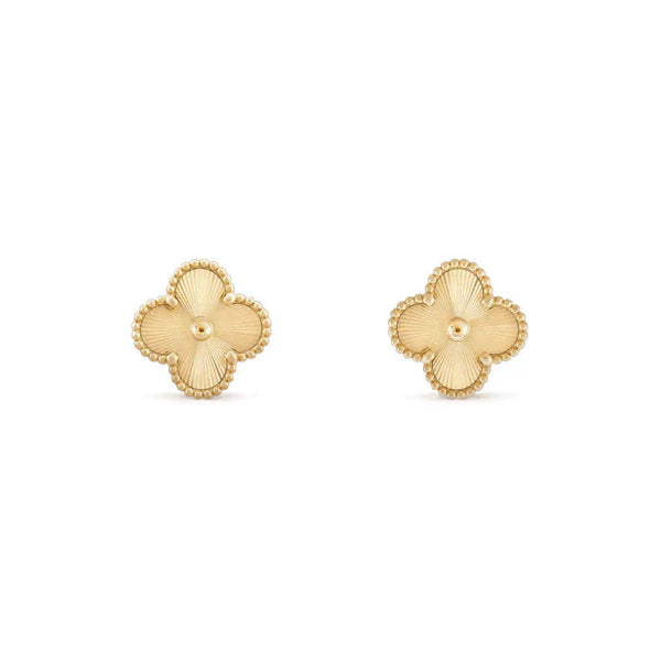 ˇFashion StreetˇCLOVER MEDIUM 1 MOTIFS LASER EARRINGS