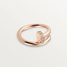 ˇFashion StreetˇJUSTE RING 2.65MM PINK GOLD DIAMOND