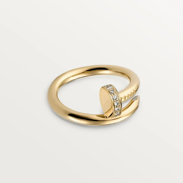 ˇFashion StreetˇJUSTE RING 2.65MM GOLD DIAMOND